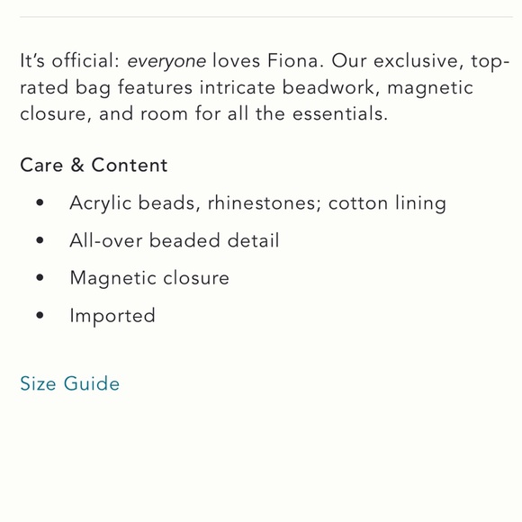 🎉HOST PICK!🎉 NWT Fiona beaded pearl strap bag - Picture 3 of 8